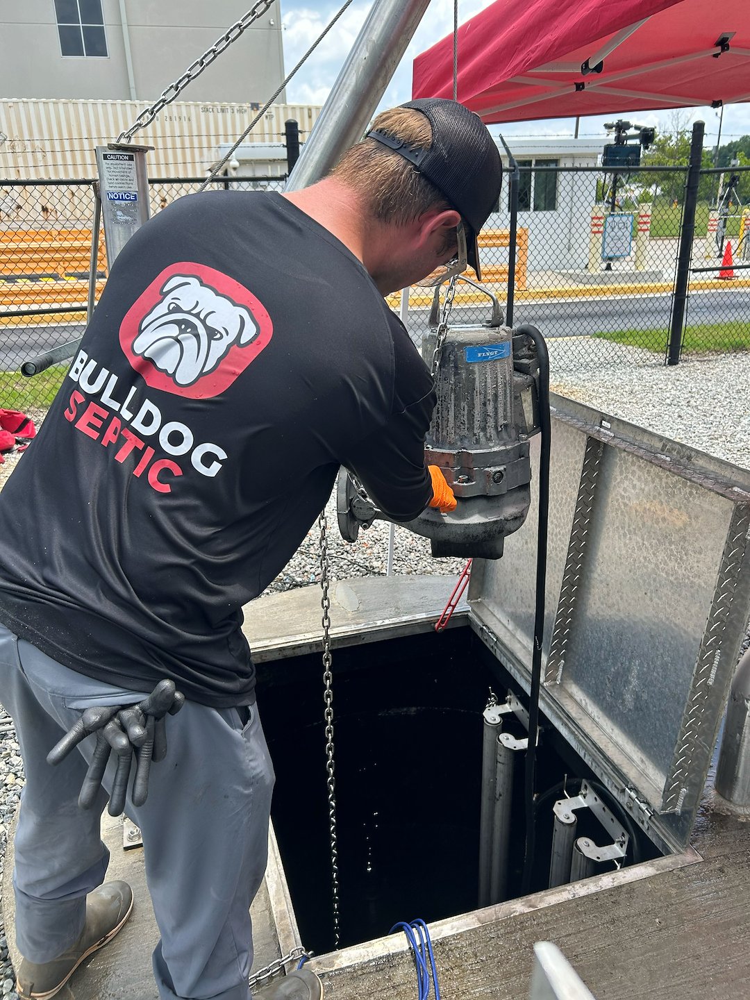 Commercial Duplex Lift Station Repair for Amazon Distribution Center in Pendergrass, GA