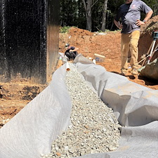 French Drain Installation & Site Drainage – North Georgia 3