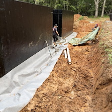 French Drain Installation & Site Drainage – North Georgia 2