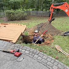 Septic Tank Located for a Real Estate Inspection in Cumming, GA 0