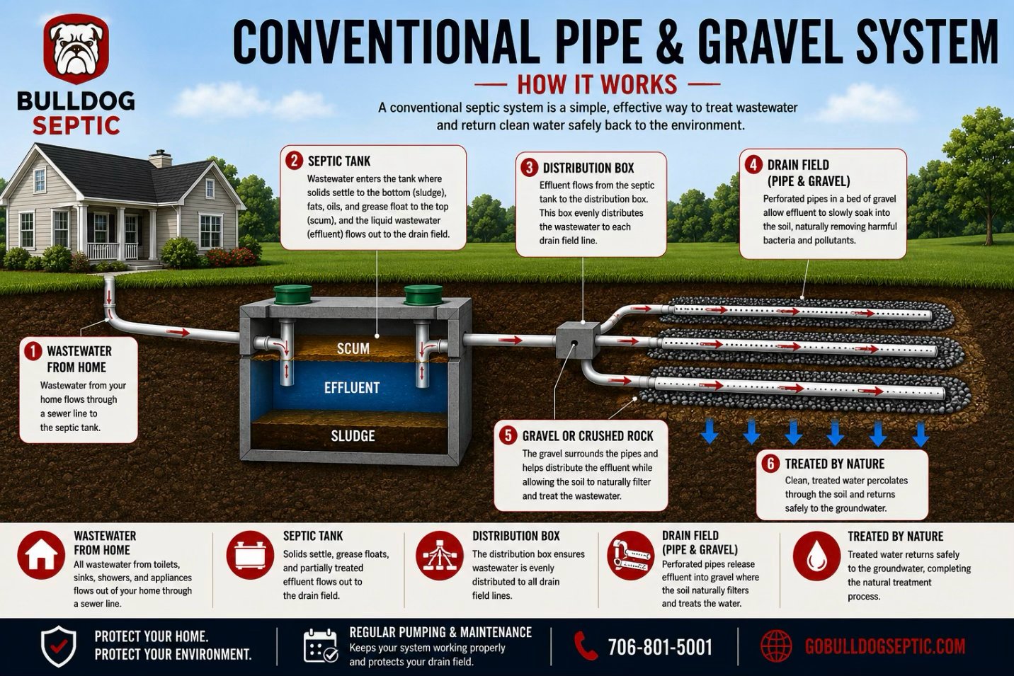 Pipe & Gravel Septic Systems