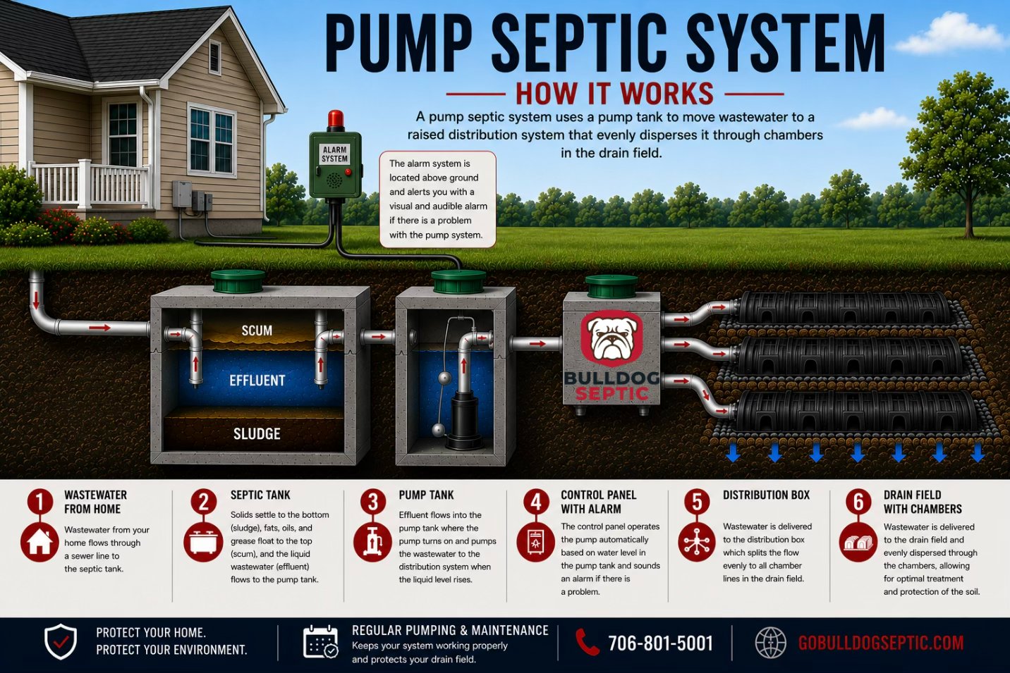 Pump Septic Systems / Pressure Distribution